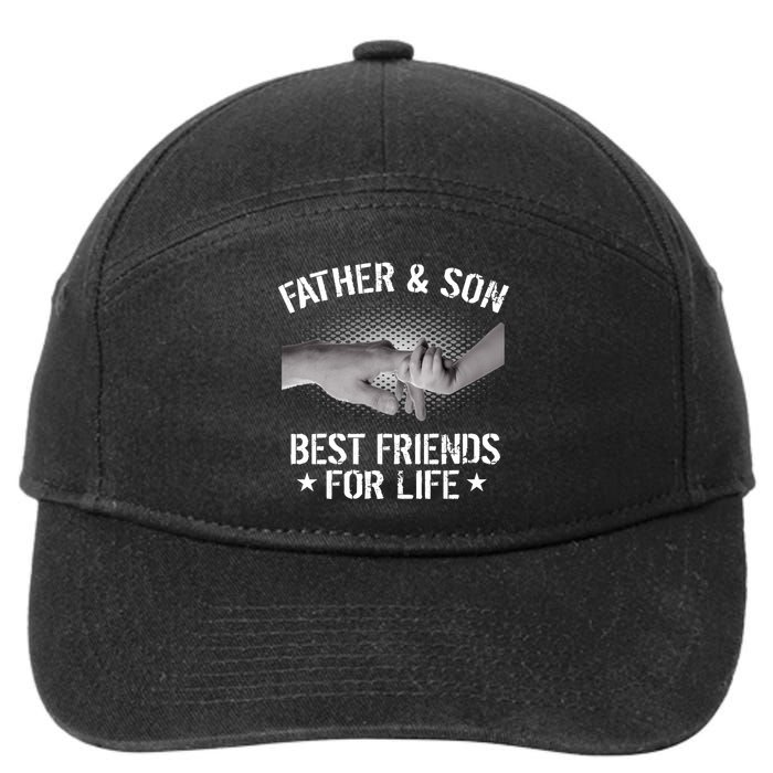 Father & Son Best Friends For Life 7-Panel Snapback Hat