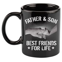 Father & Son Best Friends For Life 11oz C Handle Ceramic Mug