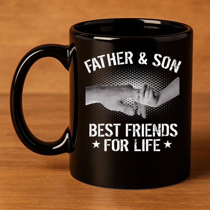 Father & Son Best Friends For Life 11oz C Handle Ceramic Mug