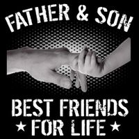 Father & Son Best Friends For Life Drawstring Bag