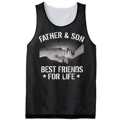 Father & Son Best Friends For Life Mesh Reversible Basketball Jersey Tank