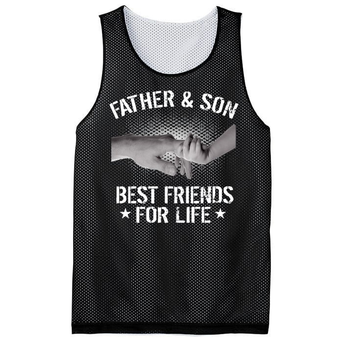 Father & Son Best Friends For Life Mesh Reversible Basketball Jersey Tank