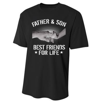 Father & Son Best Friends For Life Performance Sprint T-Shirt