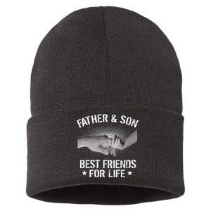 Father & Son Best Friends For Life Sustainable Knit Beanie