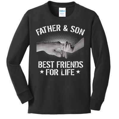 Father & Son Best Friends For Life Kids Long Sleeve Shirt