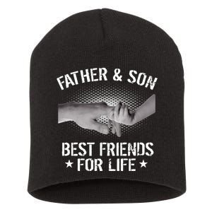 Father & Son Best Friends For Life Short Acrylic Beanie