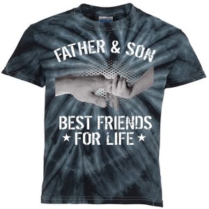 Father & Son Best Friends For Life Kids Tie-Dye T-Shirt