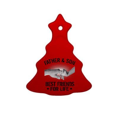 Father & Son Best Friends For Life Ceramic Tree Ornament