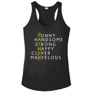 Father Acronym Fathers Day Ladies PosiCharge Competitor Racerback Tank