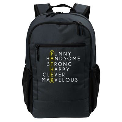 Father Acronym Fathers Day Daily Commute Backpack