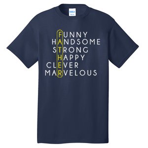 Father Acronym Fathers Day Tall T-Shirt