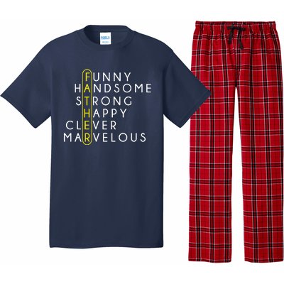 Father Acronym Fathers Day Pajama Set