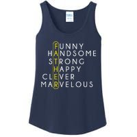 Father Acronym Fathers Day Ladies Essential Tank