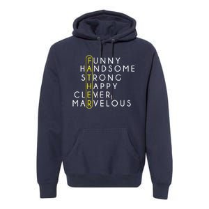 Father Acronym Fathers Day Premium Hoodie