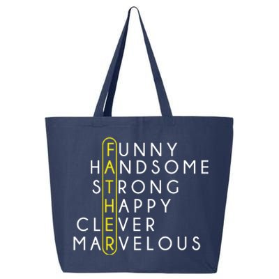 Father Acronym Fathers Day 25L Jumbo Tote