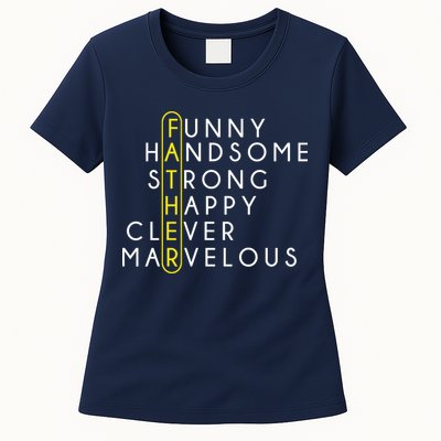 Father Acronym Fathers Day Womens T-Shirt