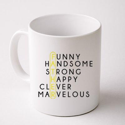 Father Acronym Fathers Day Coffee Mug