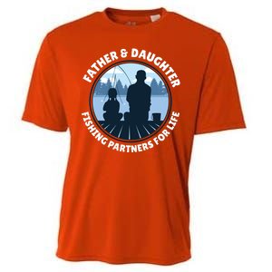 Father And Daughter Fishing Partners Cooling Performance Crew T-Shirt