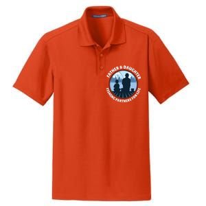 Father And Daughter Fishing Partners Dry Zone Grid Polo