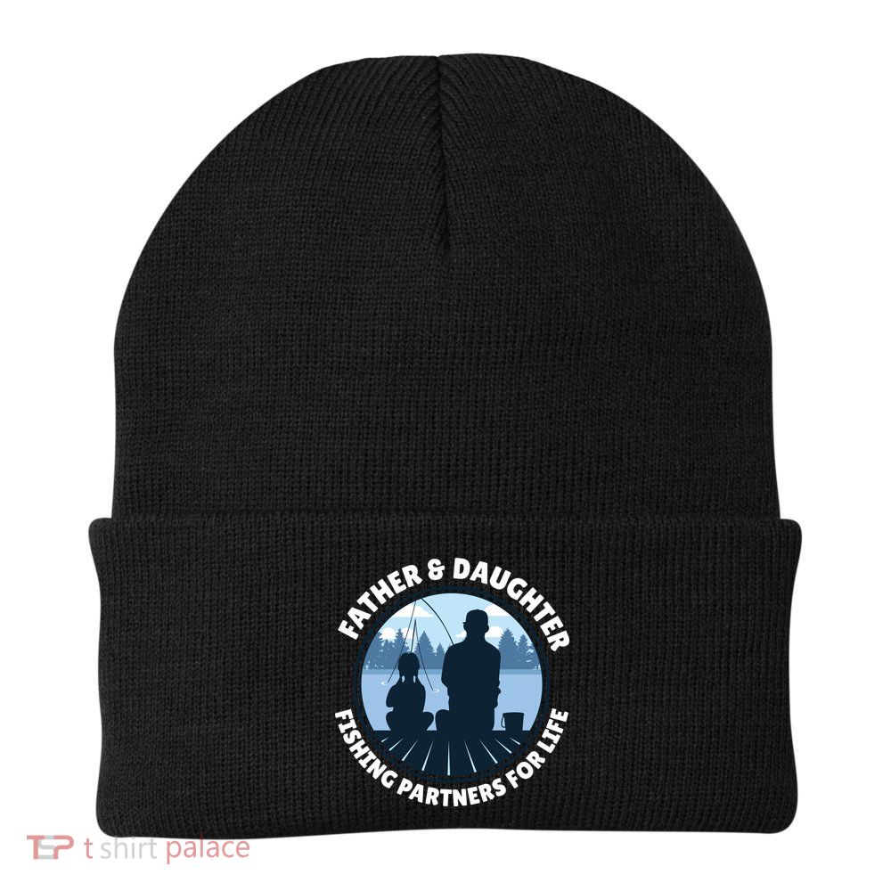 Father And Daughter Fishing Partners Beanie