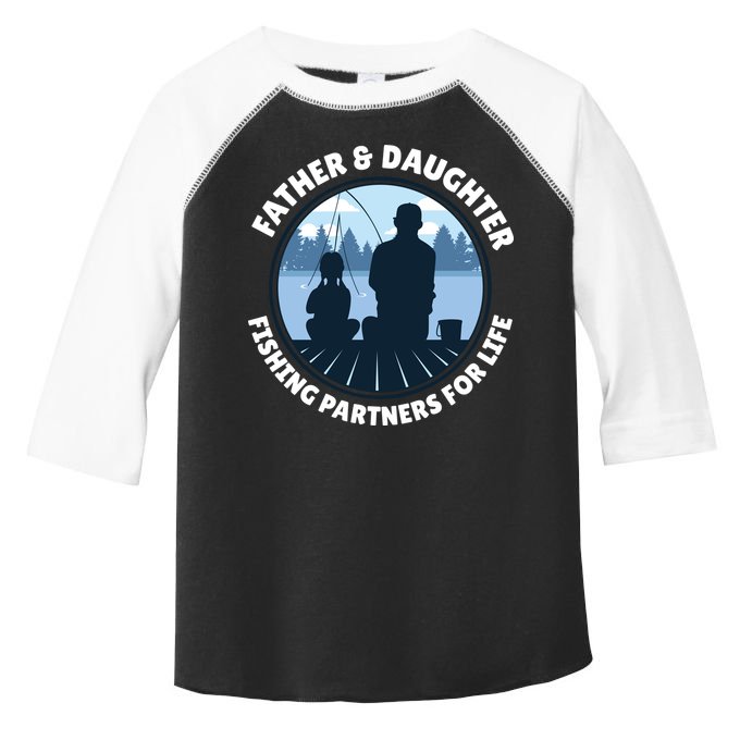 Father And Daughter Fishing Partners Toddler Fine Jersey T-Shirt
