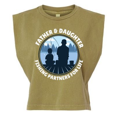 Father And Daughter Fishing Partners Garment-Dyed Women's Muscle Tee