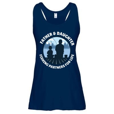 Father And Daughter Fishing Partners Ladies Essential Flowy Tank