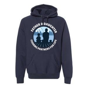 Father And Daughter Fishing Partners Premium Hoodie