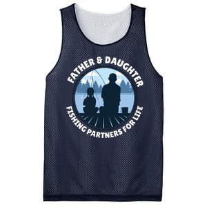 Father And Daughter Fishing Partners Mesh Reversible Basketball Jersey Tank