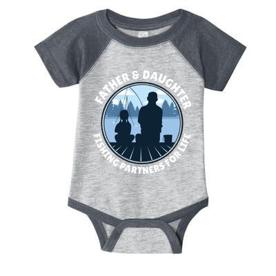 Father And Daughter Fishing Partners Infant Baby Jersey Bodysuit