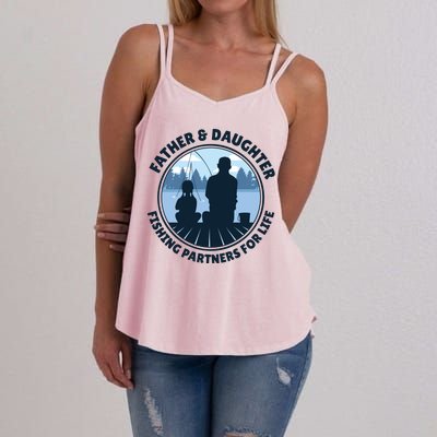 Father And Daughter Fishing Partners Women's Strappy Tank