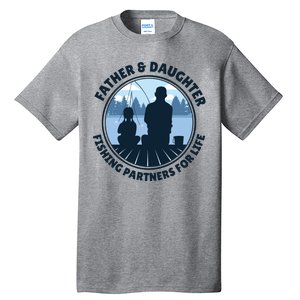 Father And Daughter Fishing Partners Tall T-Shirt