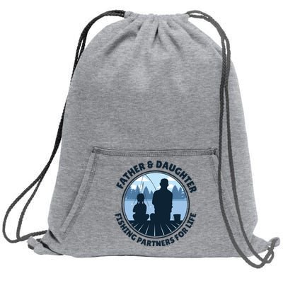 Father And Daughter Fishing Partners Sweatshirt Cinch Pack Bag