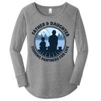 Father And Daughter Fishing Partners Women's Perfect Tri Tunic Long Sleeve Shirt