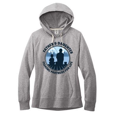 Father And Daughter Fishing Partners Women's Fleece Hoodie