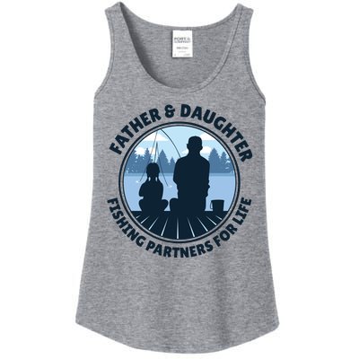 Father And Daughter Fishing Partners Ladies Essential Tank