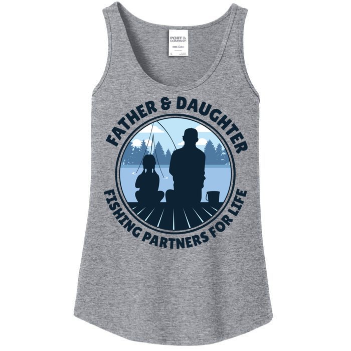 Father And Daughter Fishing Partners Ladies Essential Tank