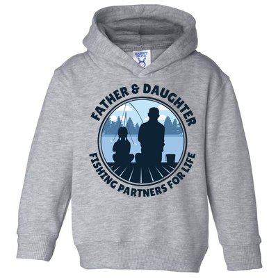 Father And Daughter Fishing Partners Toddler Hoodie