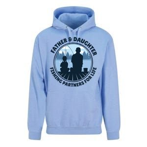 Father And Daughter Fishing Partners Unisex Surf Hoodie