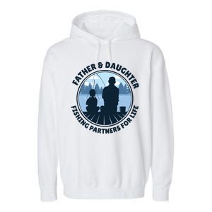 Father And Daughter Fishing Partners Garment-Dyed Fleece Hoodie