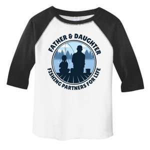 Father And Daughter Fishing Partners Toddler Fine Jersey T-Shirt