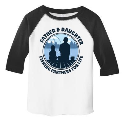 Father And Daughter Fishing Partners Toddler Fine Jersey T-Shirt