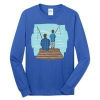 Father And Son Fishing Tall Long Sleeve T-Shirt