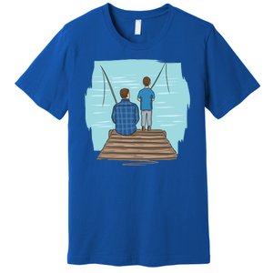 Father And Son Fishing Premium T-Shirt