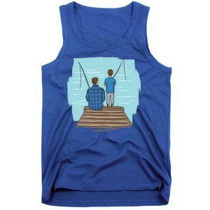 Father And Son Fishing Tank Top