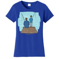 Father And Son Fishing Women's T-Shirt