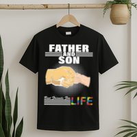 Father And Son Friends For Life Autism Awareness T-Shirt