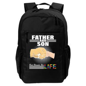 Father And Son Friends For Life Autism Awareness Daily Commute Backpack