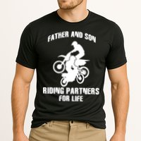 Father And Son Riding Partners For Life Motocross Cooling Performance Crew T-Shirt