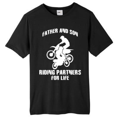 Father And Son Riding Partners For Life Motocross Tall Fusion ChromaSoft Performance T-Shirt